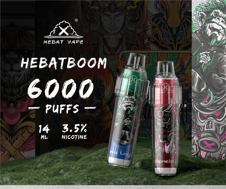 Hebat Vape 6000 Puffs Boom elektron sigaretasi