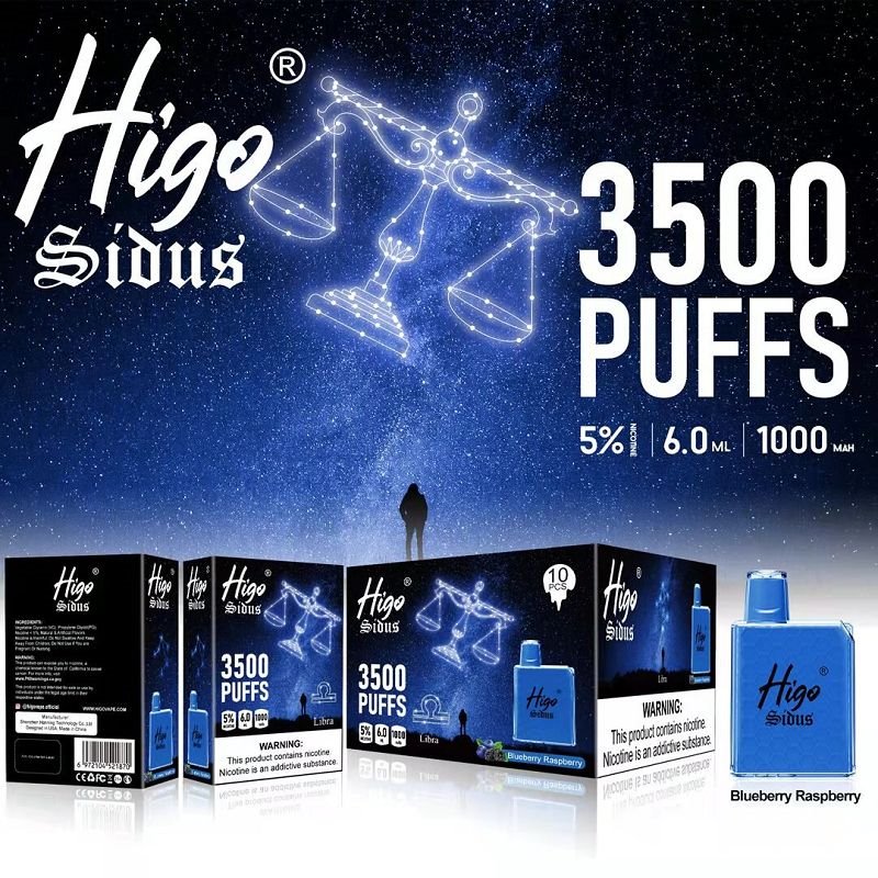 Higo Sious 3500 Puffs bir martalik vape