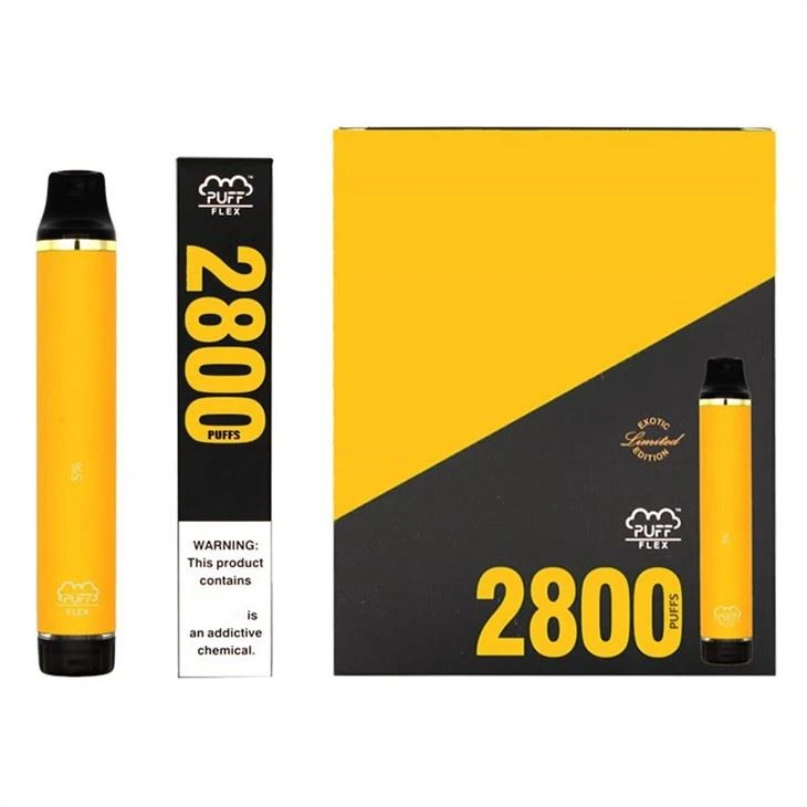 Puff Bar Flex 2800 Bir martali ishlatiladigan elektron sigaret