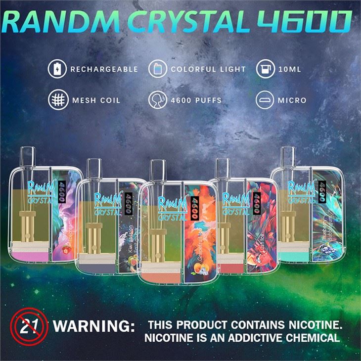 Randm Crystal 4600 bir martalik elektron sigaret