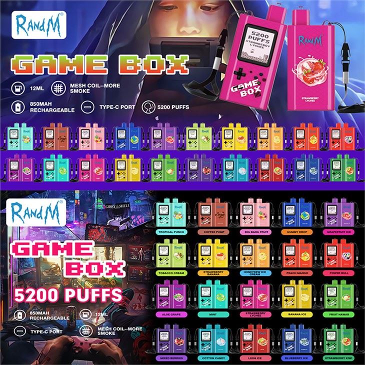 Randm Game Box 5200 elektron sigaretasi