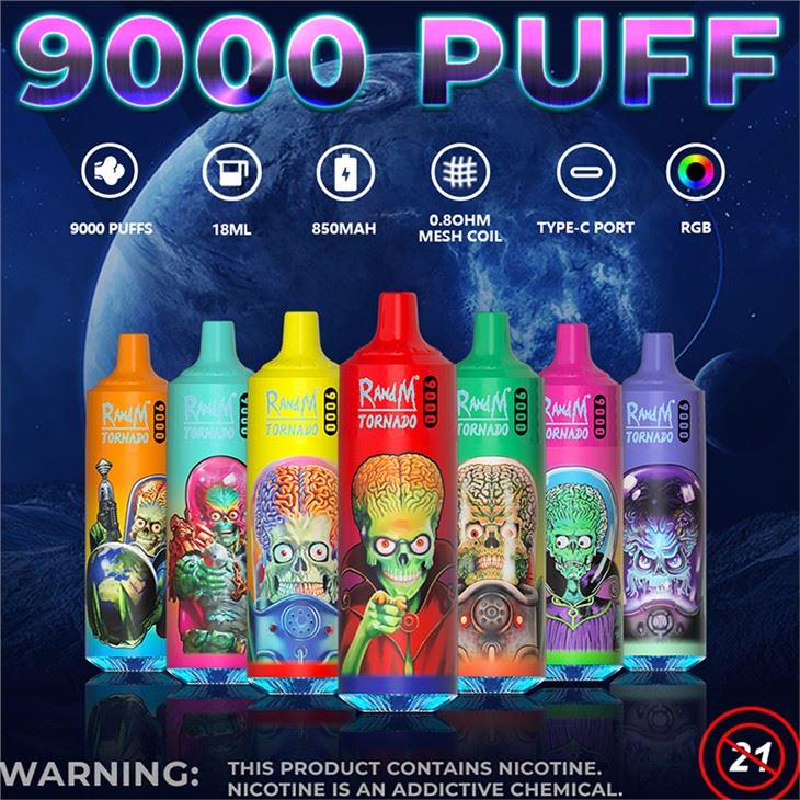 Randm Tornado 9000 bir martalik vape