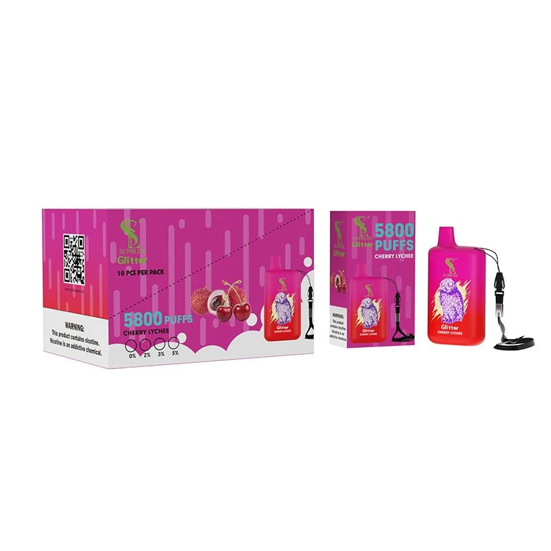 Supbliss Glitter 5800 bir martali ishlatiladigan vape
