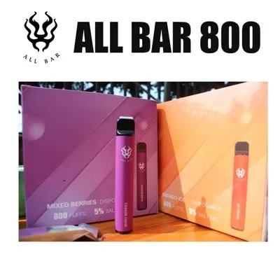 ALL BAR 800 bir martalik elektron sigaret