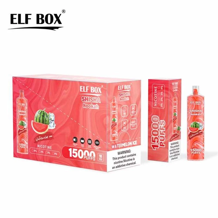 ELF BOX Shisha 15000 Puffs bir martalik vape