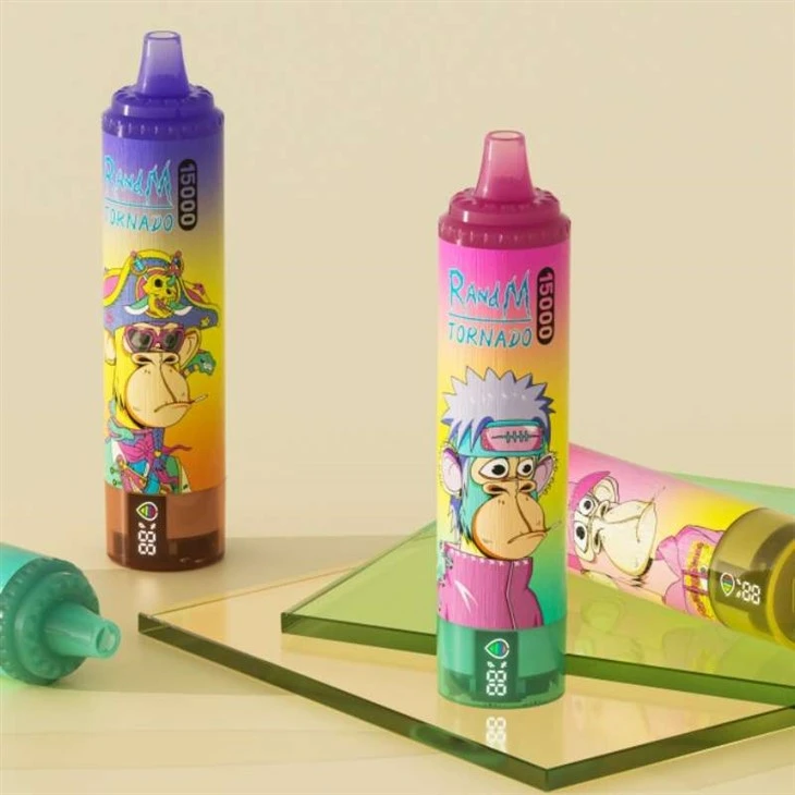 Fumot Randm Tornado 15000 bir martali ishlatiladigan vape
