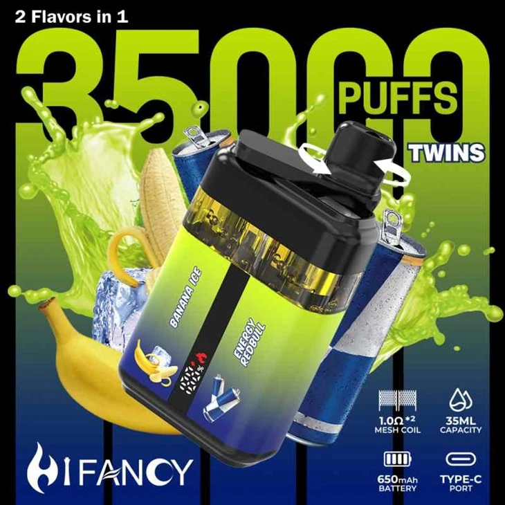 Qasos egizak egizaklari 35000 puffs Vape Dual Wilvers