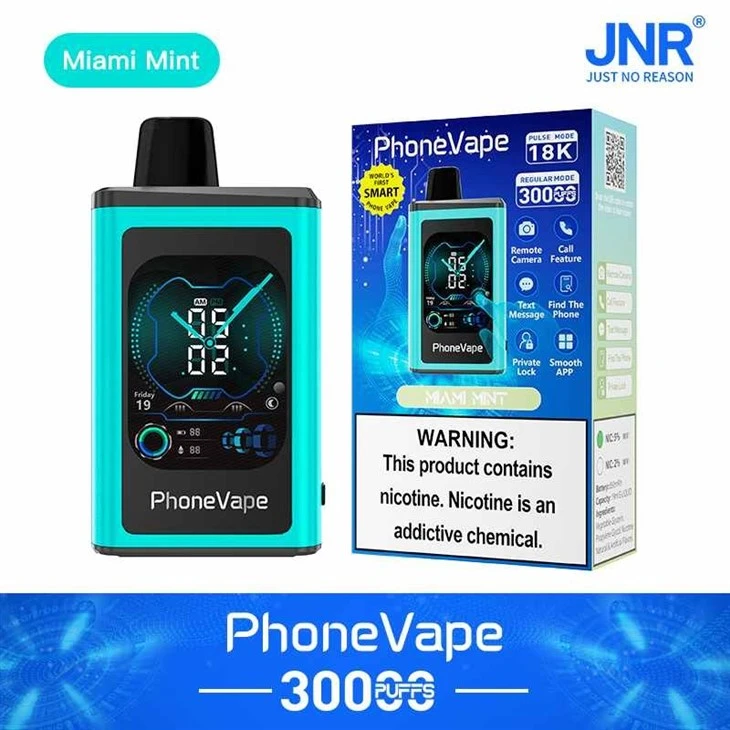 4Miami-Mint_JNR PhoneVape 30000