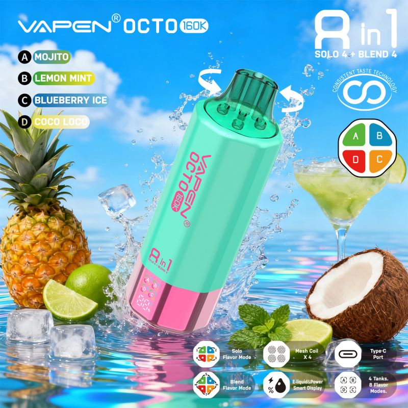 VAPEN OCTO 160K 8 VAPEN OCTO 160K 8