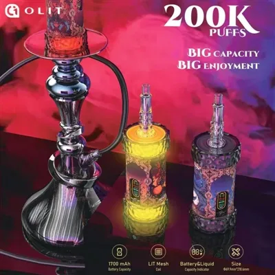 OLIT Hookalit Mega 200K: Ultra{1}}katta sig‘imli elektron kalyanlar uchun barqaror chiqish tizimi