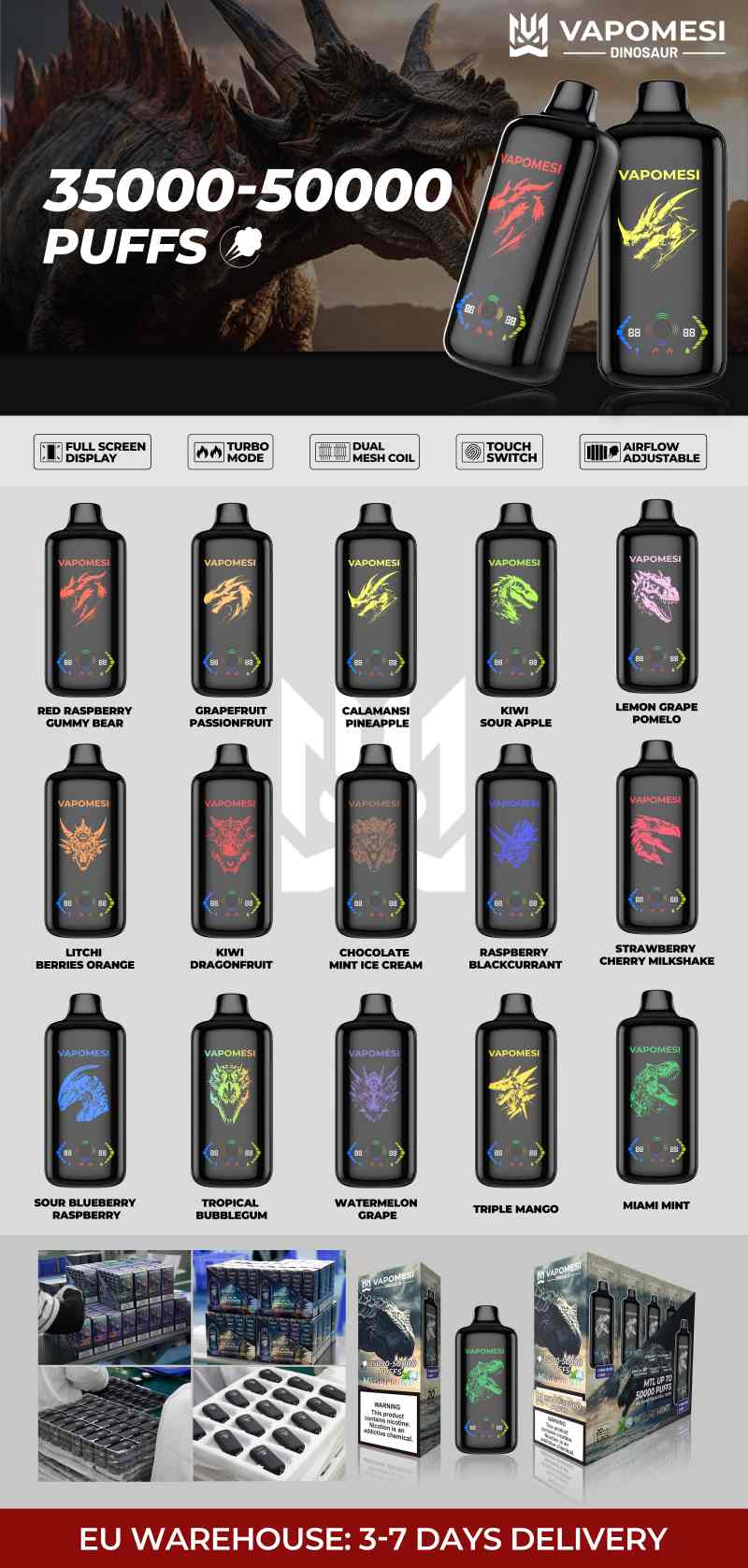 VAPOMESI DINOSAUR 50000 53