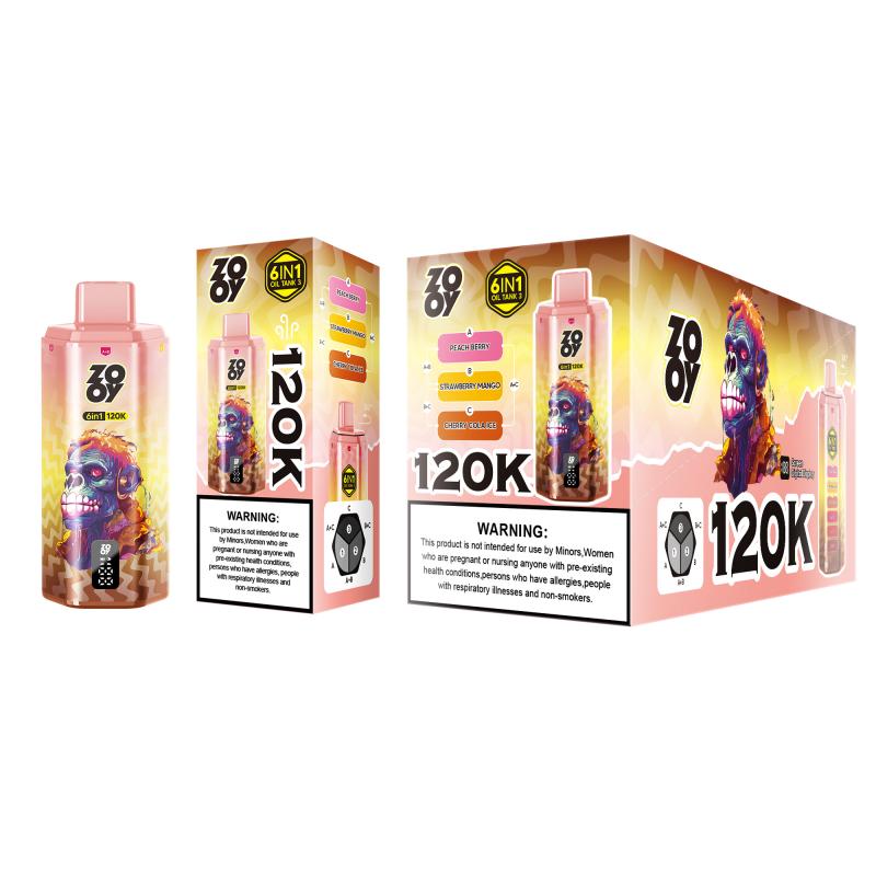 ZOOY VAPE 6 IN 1 120K oil tank 311