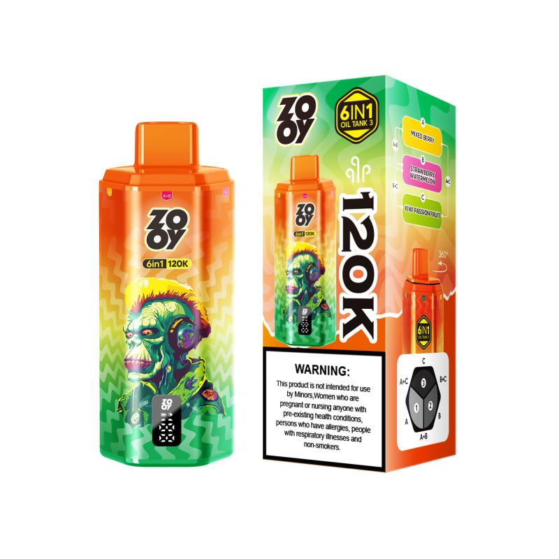 ZOOY VAPE 6 IN 1 120K 3 tank15