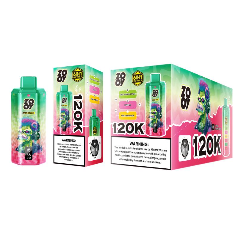 ZOOY VAPE 6 IN 1 120K oil tank 38