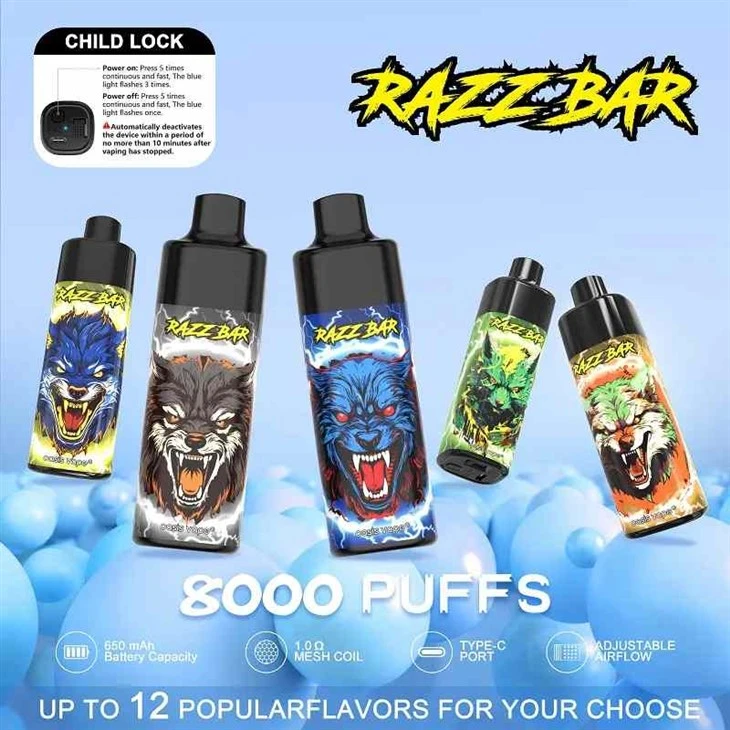RAZZ BAR 8000 puflar