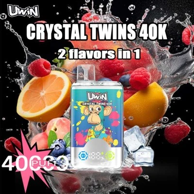 Uvin kristal egizaklari 40000 puffs