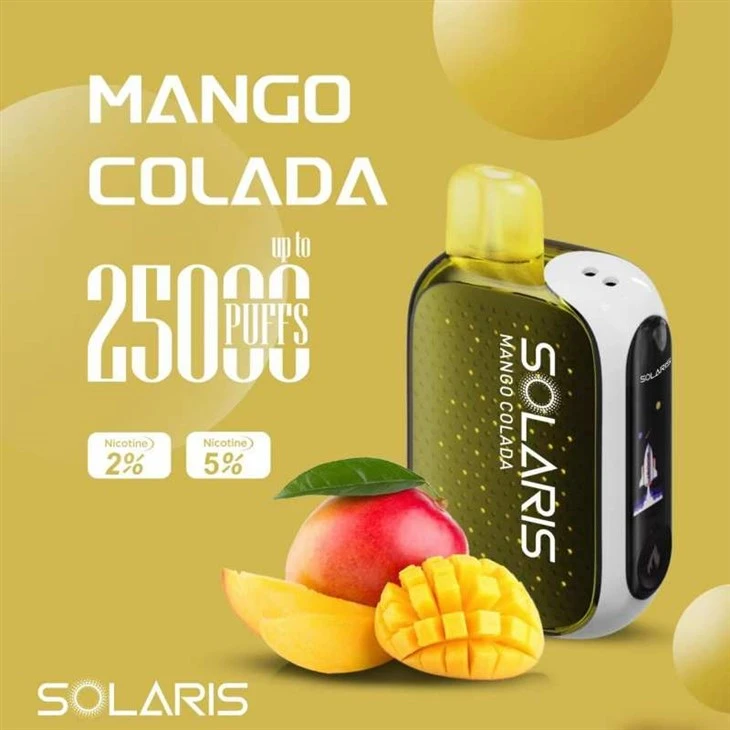 Solaris 25K bir marta ishlatiladigan Vape