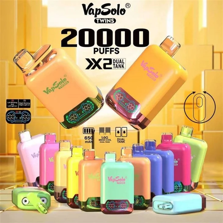 VapSolo Twins 20000 Puffs Double Taste Vape