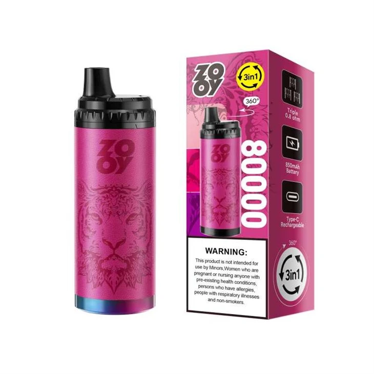 Zooy qiroli 3 1 80000 puffs